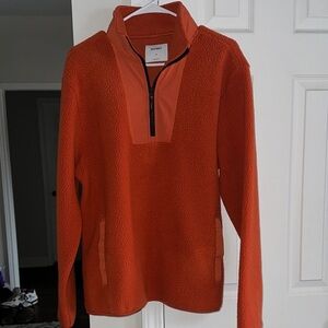 Old Navy Vibrant Orange Teddy Jacket